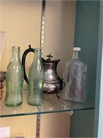 Montross Coke Bottles, Flask, Tea Pot