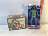 GI Joe Roadblock Figure & GI Joe Lunchbox