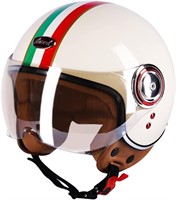 $120  Italian Style Retro Half Helmet, X-Large