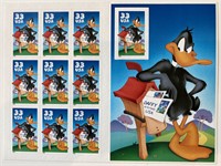 Looney Tunes Daffy Duck stamps