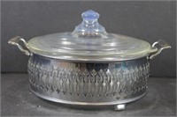 Glasbake Lidded Casserole with Carrier