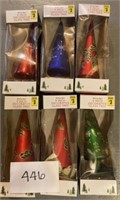 Decorative Glass Trees - vintage - christmas