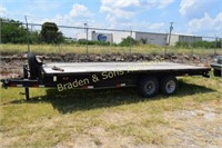 USED TANDEM AXLE HEAVY DUTY FLATBED TRAILER