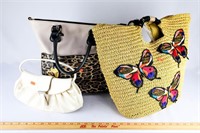 Sm Purse, Leopard Handbag, Butterfly Tote