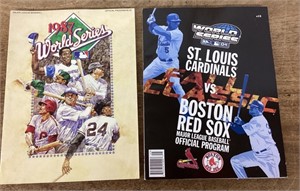 2 St. Louis Cardinals World Series Programs