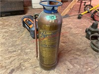 Pyrene Brass Fire Extinguisher