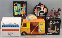 Barbie Doll Cases; Camper; Vespa & Friend Ship