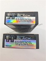 HORNADY BLACK, 6.5 GRENDEL , 123 grain, ELD