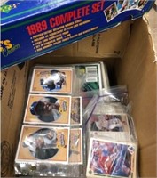 One Large Box Of Baseball Hockey Cards+ Comics