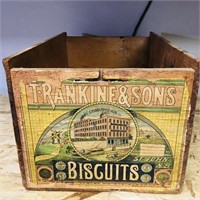 Rankine's Biscuits St. John NB Wooden Crate