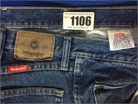 Wrangler 5 Pocket Denim Pants Size 35 X 30