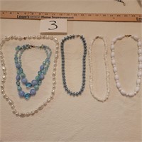 Necklace Lot- Blue