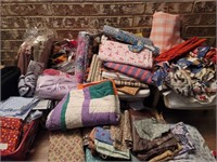 Large Lot of Fabric Remnants