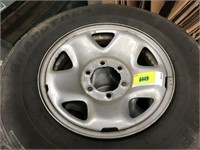 NO SHIPPING: set of 4 tires with rims: Dunlop