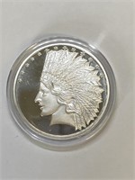 Indian Chief 1 oz. silver