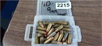 (40) 9MM LUGER AMMO