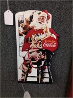 Coca Cola Cardboard Santa Clause Picture