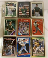 27- Mark McGuire  baseball cards