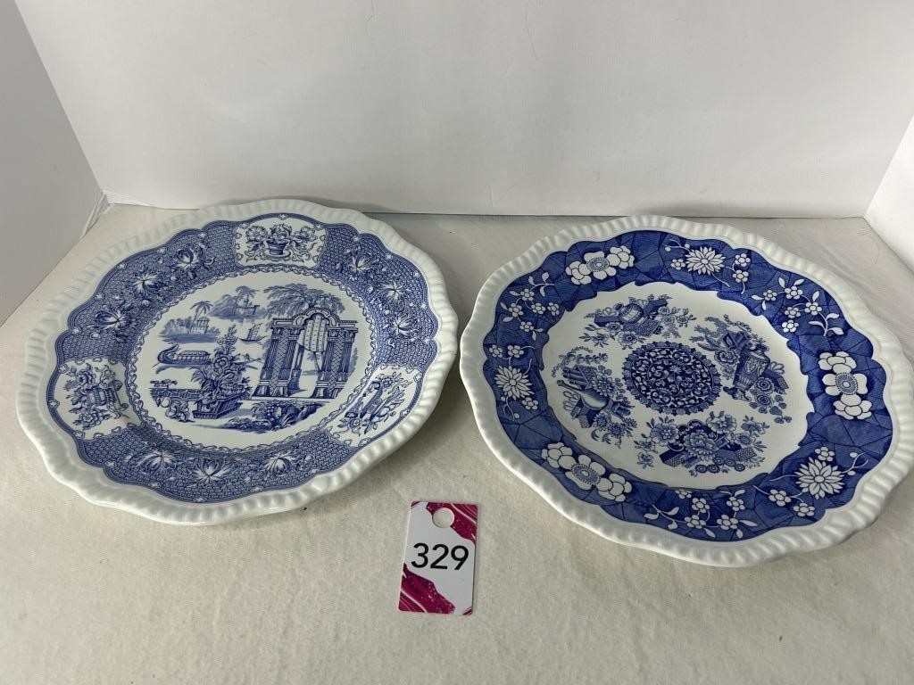 Spode Blue Room Collection Plates 11" Dia