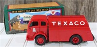 Texaco 1949 White Tilt Cab Tank Truck Bank