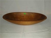 Beautiful Vintage Solid Wooden Dough Bowl