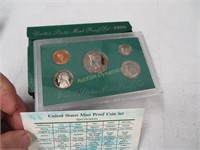 Four, US Mint 1995 Proof Coin Sets