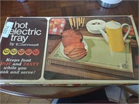 Hot electric tray