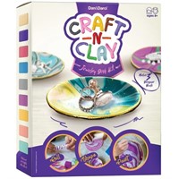 Craft N Clay,Jewelry Dish Making Kit for Kids and