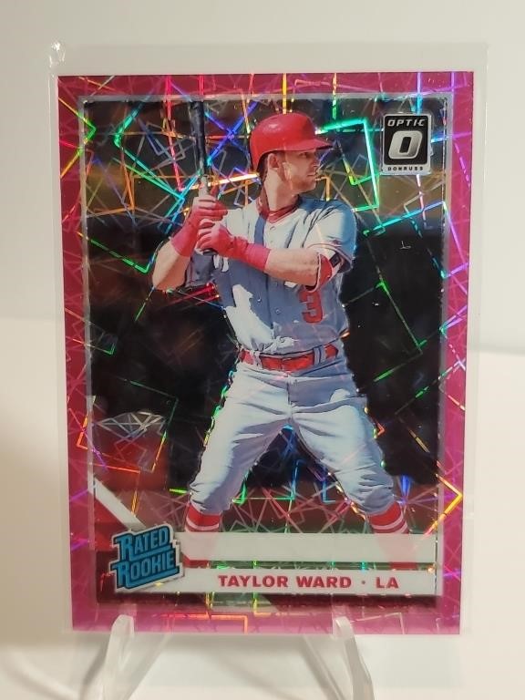 2019 Donruss Optic Pink Laser Taylor Ward 97/199