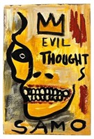 Pop Art Painting in style of Jean-Michel Basquiat