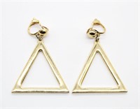 VNTG Triangle Form Earrings