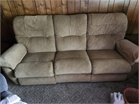La-Z-Boy couch with end recliners