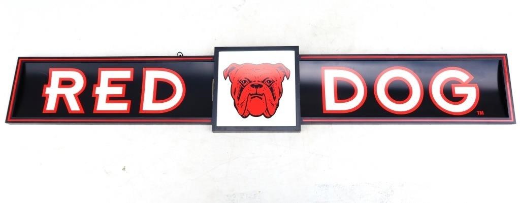 RED DOG BEER SIGN