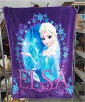 Disneys Frozen Elsa Fleece Throw