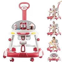 Baby Walker, 4-in-1 Foldable Baby Walkers And Baby