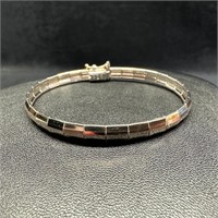 Sterling Silver Articulated Link Bracelet