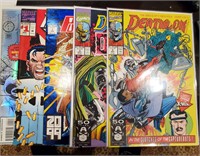 Comics - Marvel Fantastic Four, Deathlok, Punisher