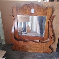 Antique Mirror & Frame