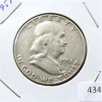 1951 FRANKLIN HALF DOLLAR