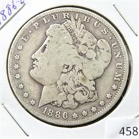 1886-O MORGAN SILVER DOLLAR