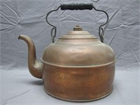 Vintage Brass Heavy Tea Pot