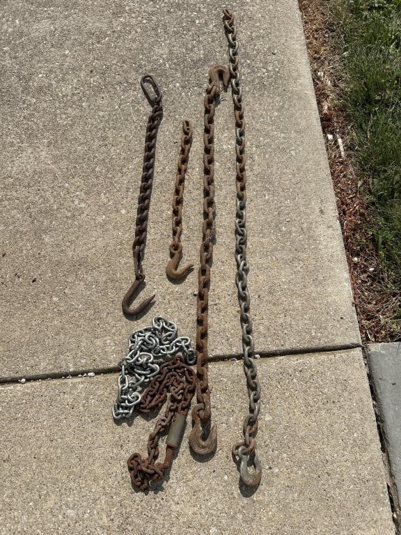 Smaller Chains With Hooks and Other Chains