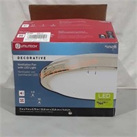 Decorative Ventilation Fan / Led Light