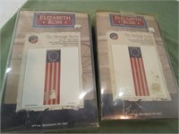 2 Heritage Series American Flags