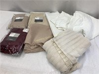 Assorted Curtains & Linens