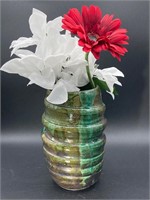 James Lane Drip Glaze Beehive Vase