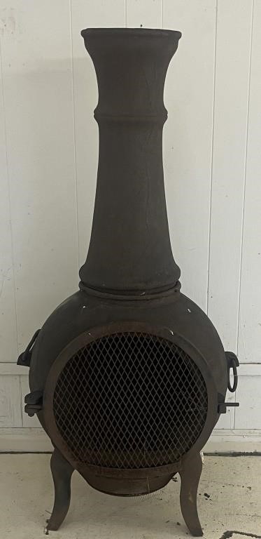 Cast Iron Outdoors Wood Stove