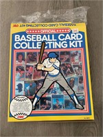 Vintage 1987 Baseball Card Collecting Kit
