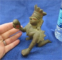 brass baby krishna statue ~4 inch tall