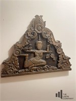 Wooden Hindu Goddess Art